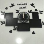 Elitus 5 Fotoğraflı Duvar Saati
