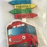 DENİZLİ MAGNET KIRMIZI OTOBÜS